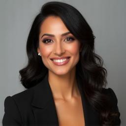 Portrait of Amina Hassan, Senior Makeup Artist